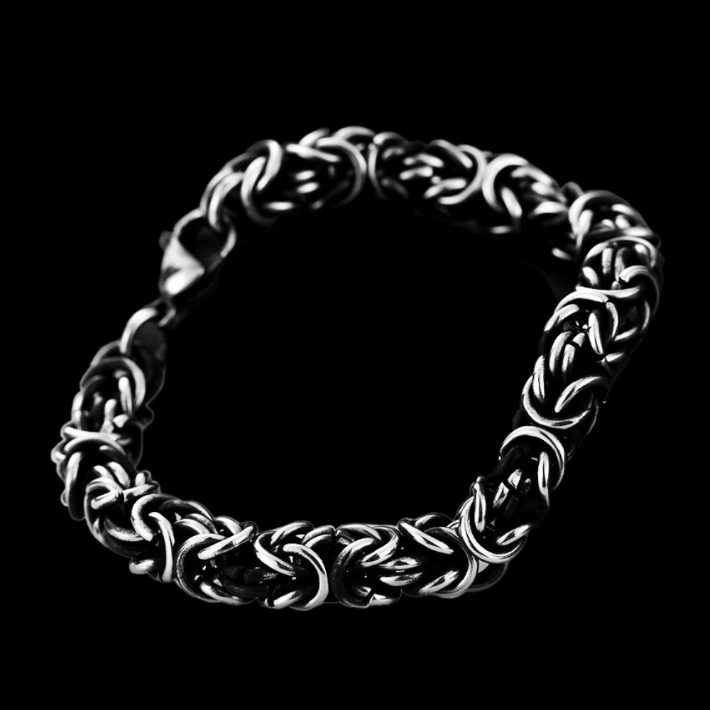 Simple braided Stainless Steel Men's Bracelet