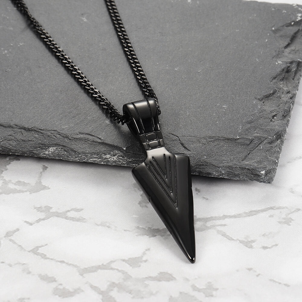 Arrow Metal Punk POP Cross Men’s Necklace