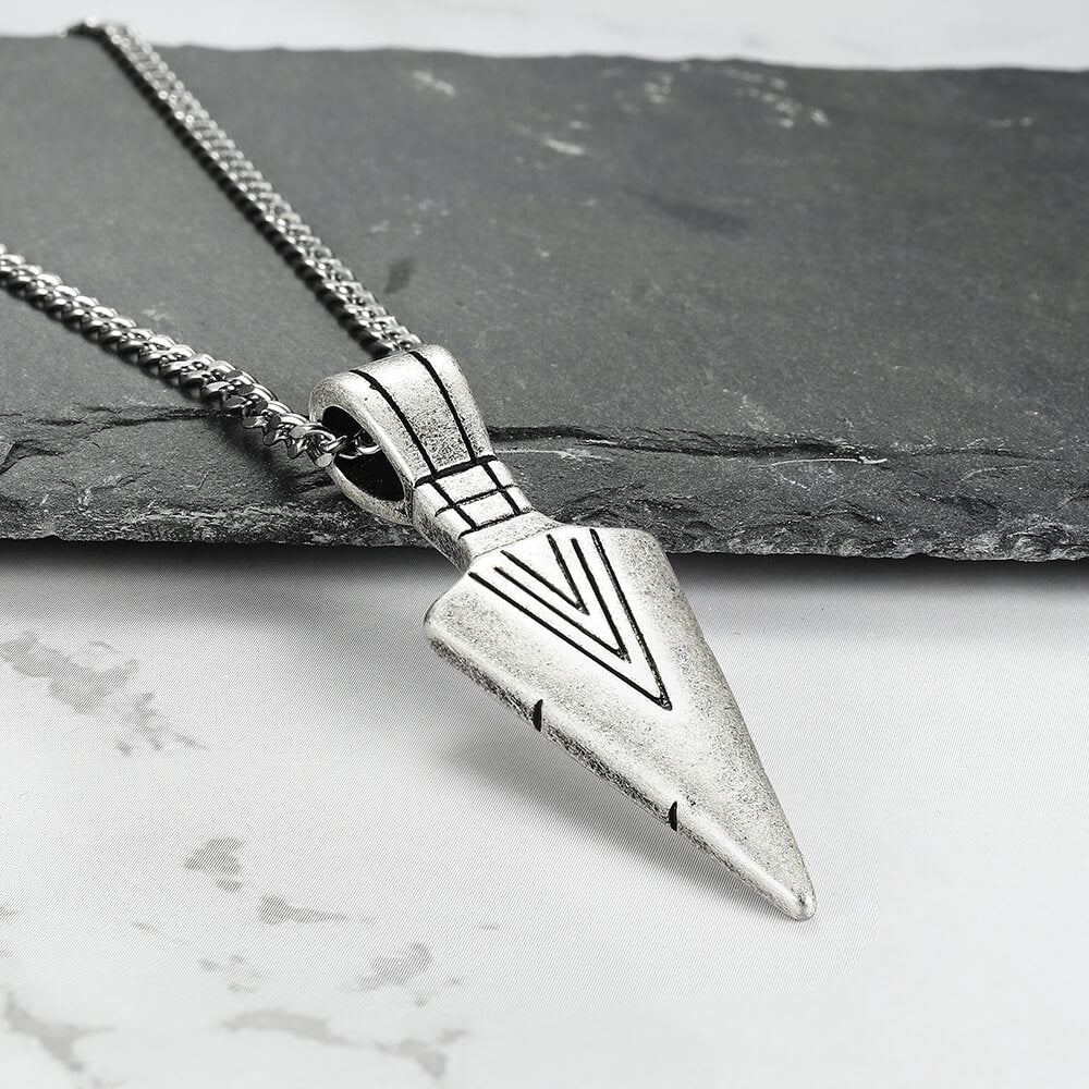 Arrow Metal Punk POP Cross Men’s Necklace