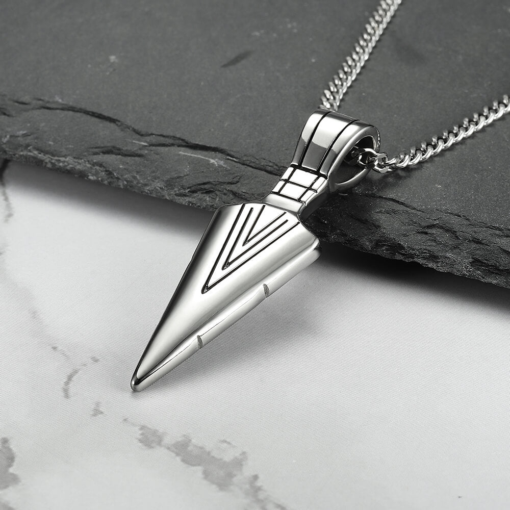 Arrow Metal Punk POP Cross Men’s Necklace