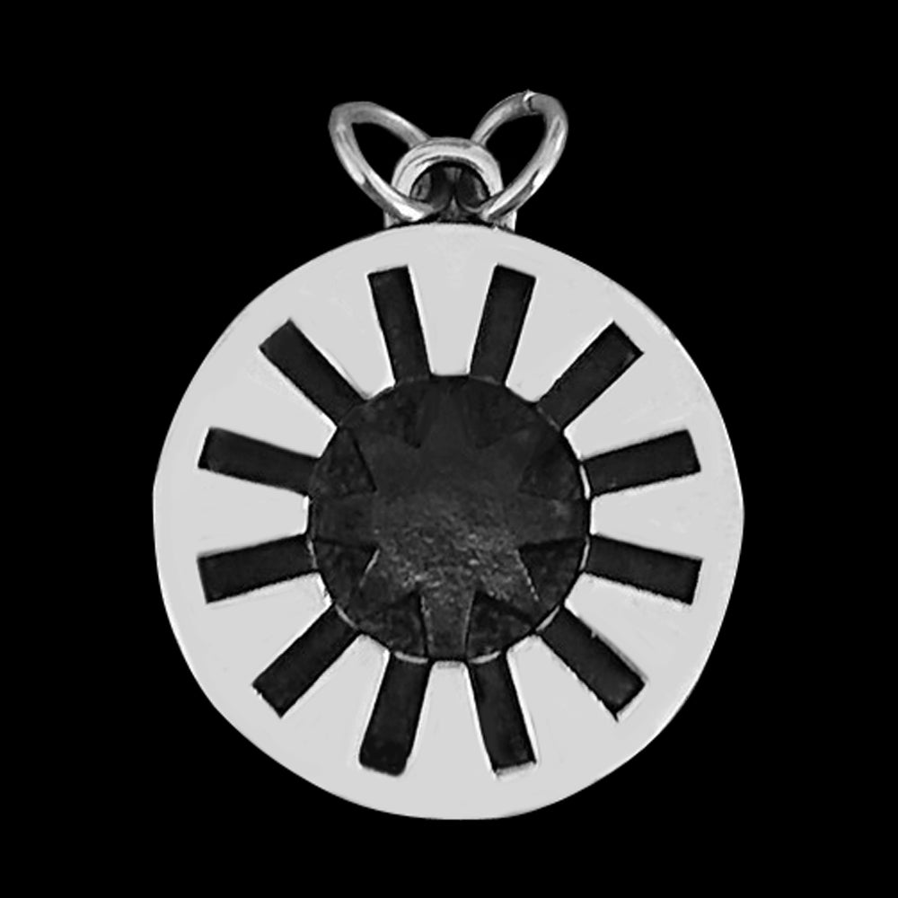 Delicate Compass Stainless Steel Men's Pendant