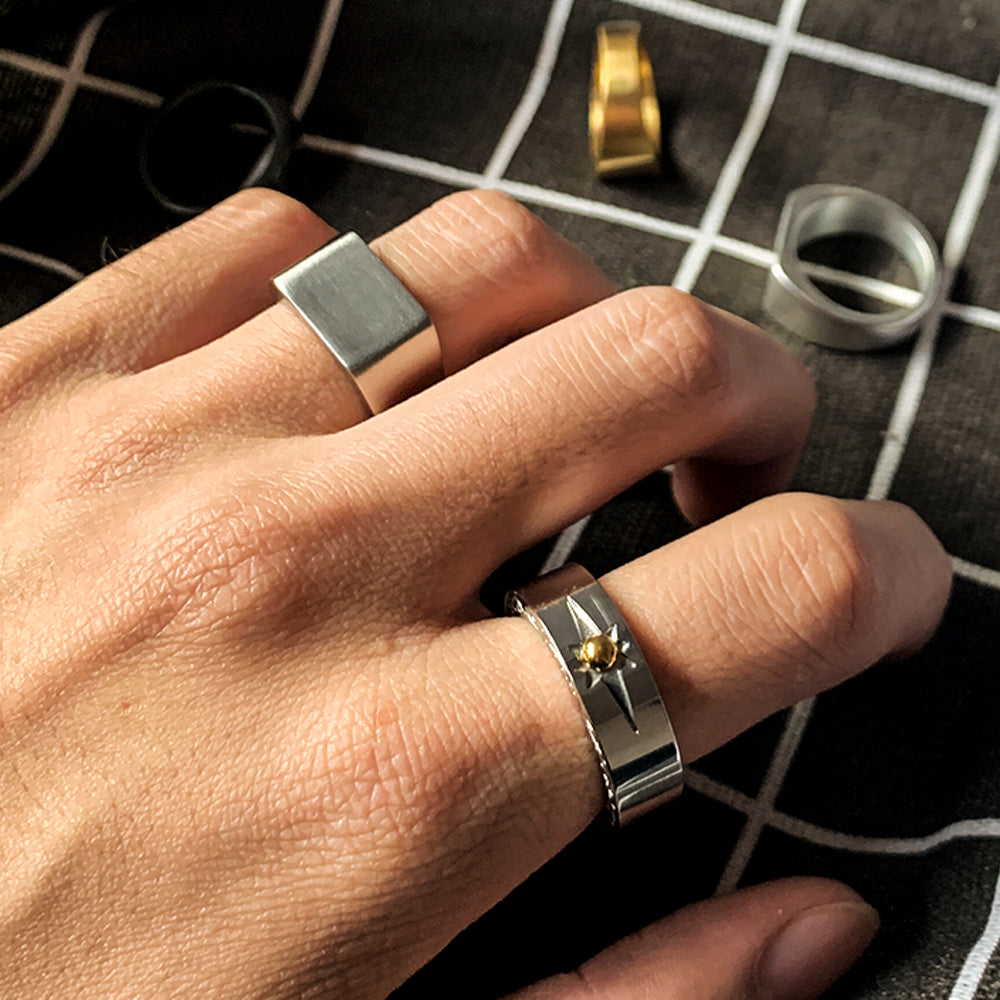 Sun Stainless Steel Ring